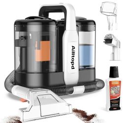 New-Portable Carpet & Upholstery Cleaner Machine, 15Kpa Powerful Suction & Deep Cleaning Cleaner Machine for Couch, Rugs, Carpet, Car, Pet, Furniture 