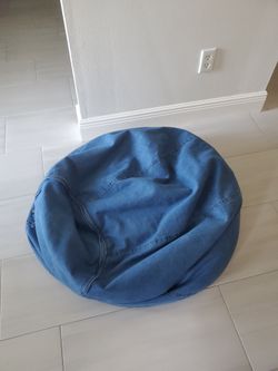 Big Beanbag Chair With Removable Denim Cover
