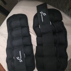Sportneer Set of 2 Adjustable Wrap Around  Weight 5 lb each total 10 lb