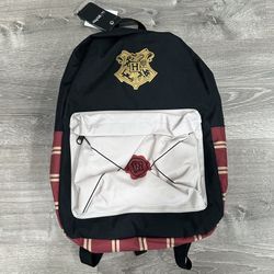 Harry Potter Envelope Sublimated Panel Print Full Size Backpack NWT! Bioworld