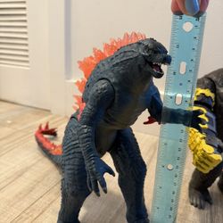 Toy Bundle- Godzilla, King Kong, Trex
