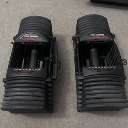 PowerBlock Dumbbells 90 LB adjustable 