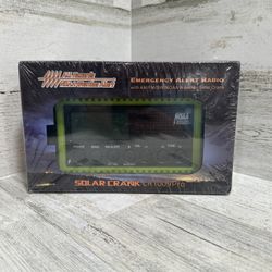 Emergency Radio Raynic 5000 Weather Radio Solar Hand Crank AM/FM/SW/NOAA - Green