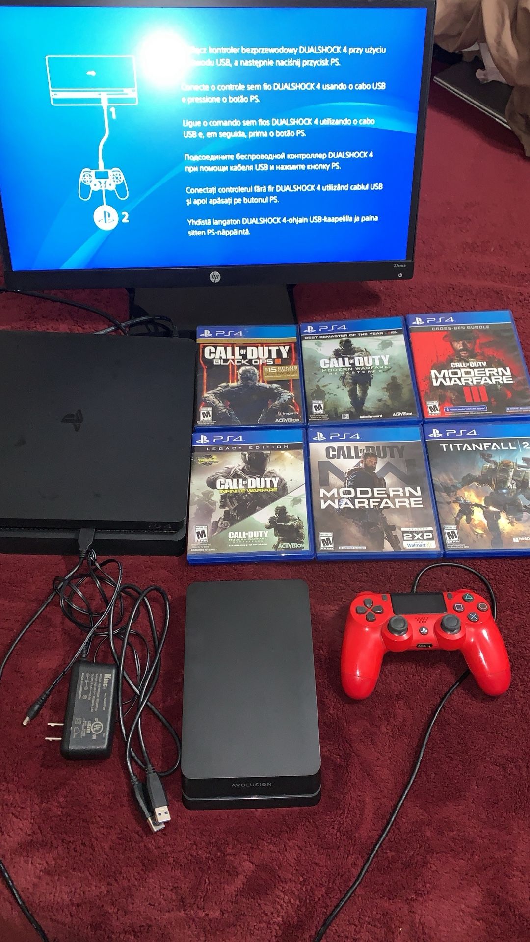 PS4 Slim Bundle (3TB Hard drive)