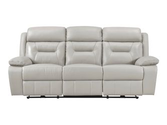 Laconia Silver Power Double Reclining Sofa