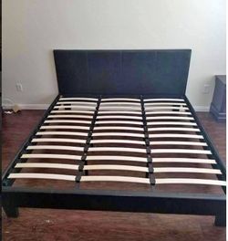 New Black king size bed frame