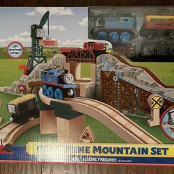 Used Thomas and Friends Wooden Railway Gold Mine Mountain Set