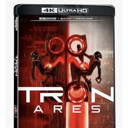 Tron Ares Blu Ray Disc Only