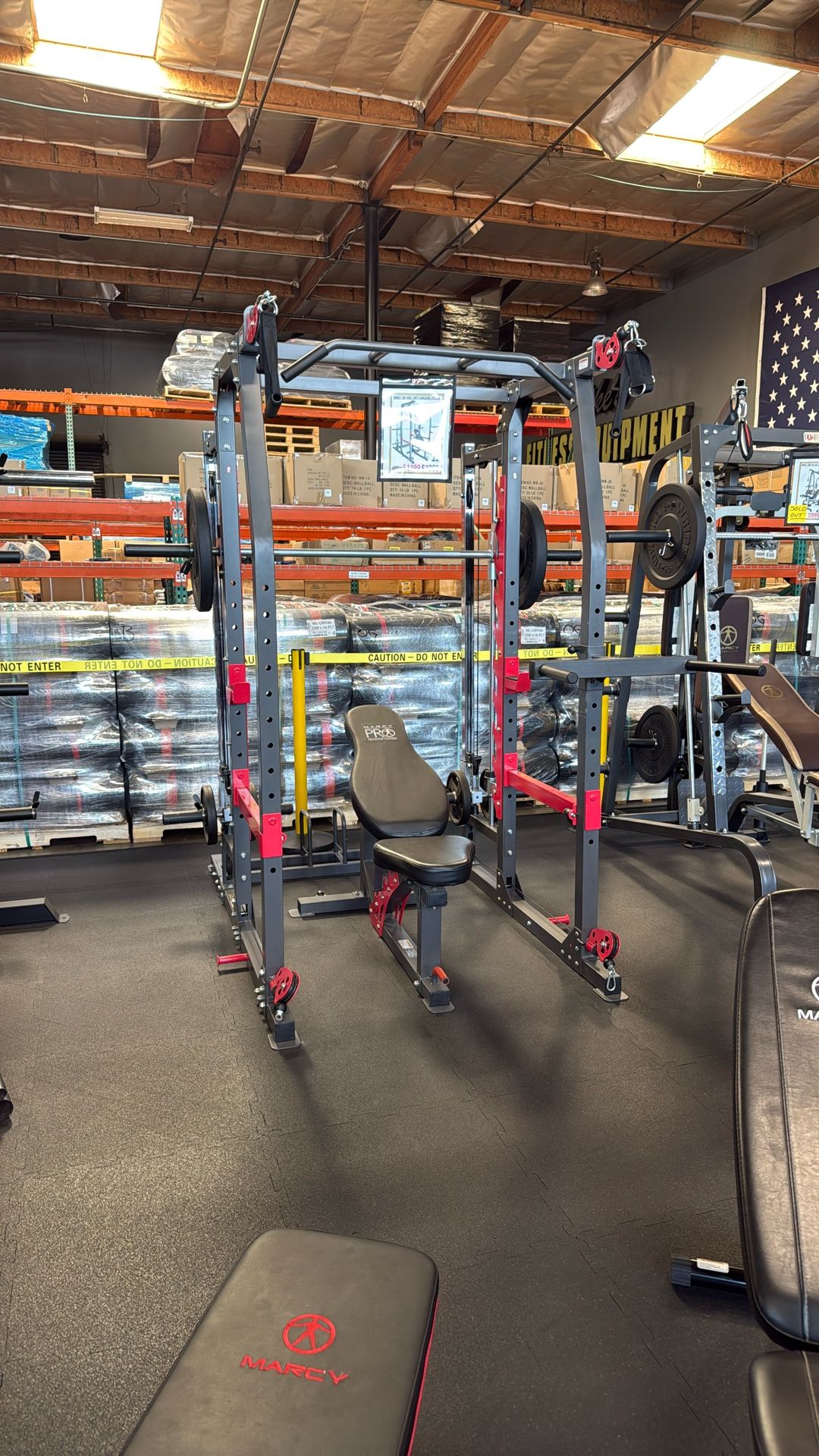 MARCY SM 4903 Home Gym Smith Machine Squat Rack Power