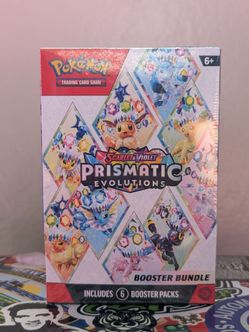 Pokémon Scarlet & Violet: Prismatic Evolutions Booster Bundle - Factory Sealed