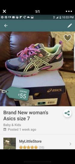 Woman’s ASICS size 7