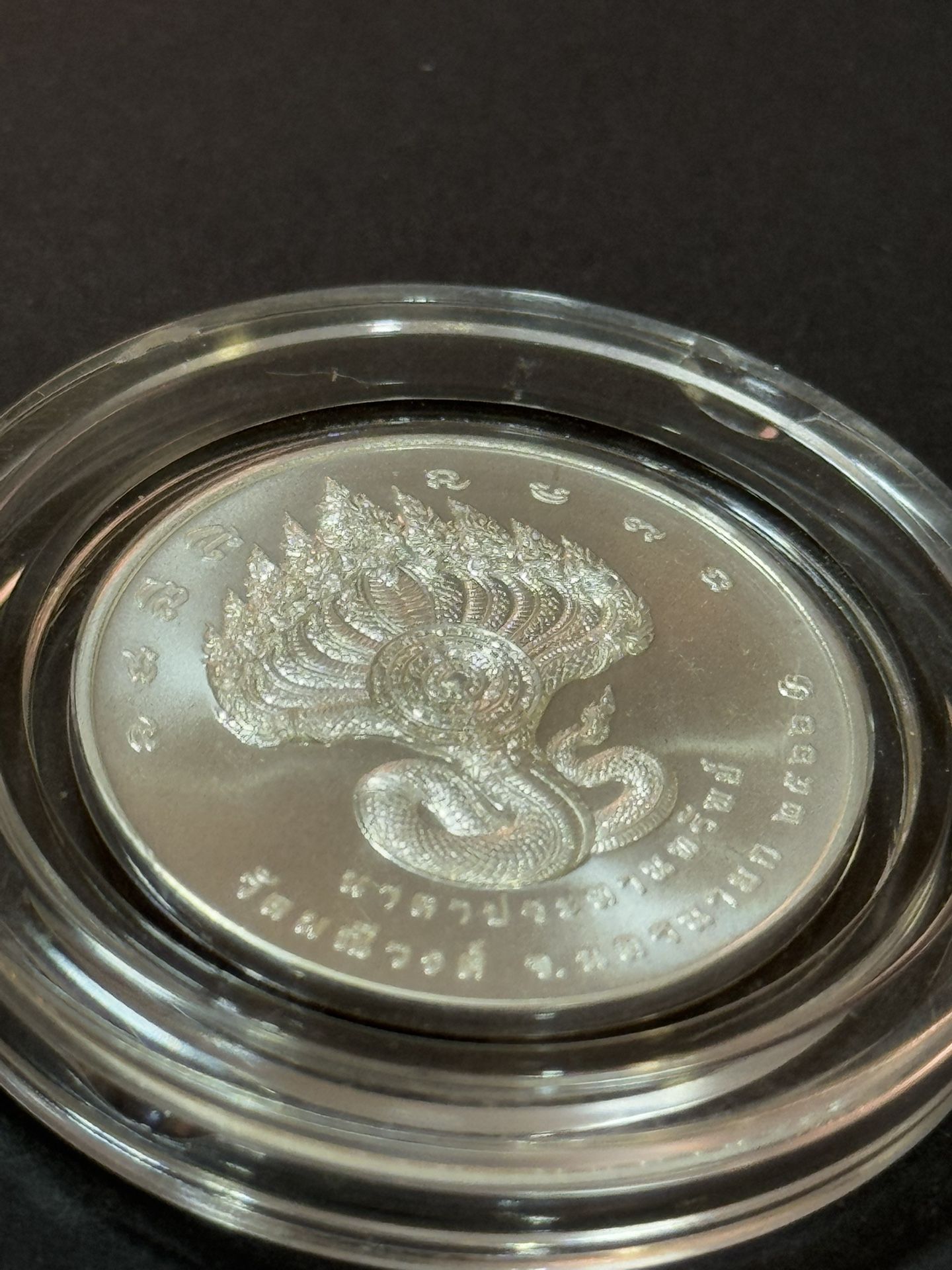 Naga Phayanak Buddha Coin Talisman From Thailand