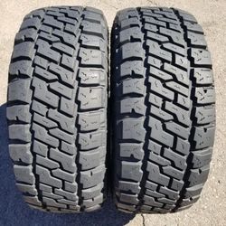 Two (2) 6ply LT33x12.50R15 Dick Cepek Trail Country EXP Load Range C 15" 4x4 Tires