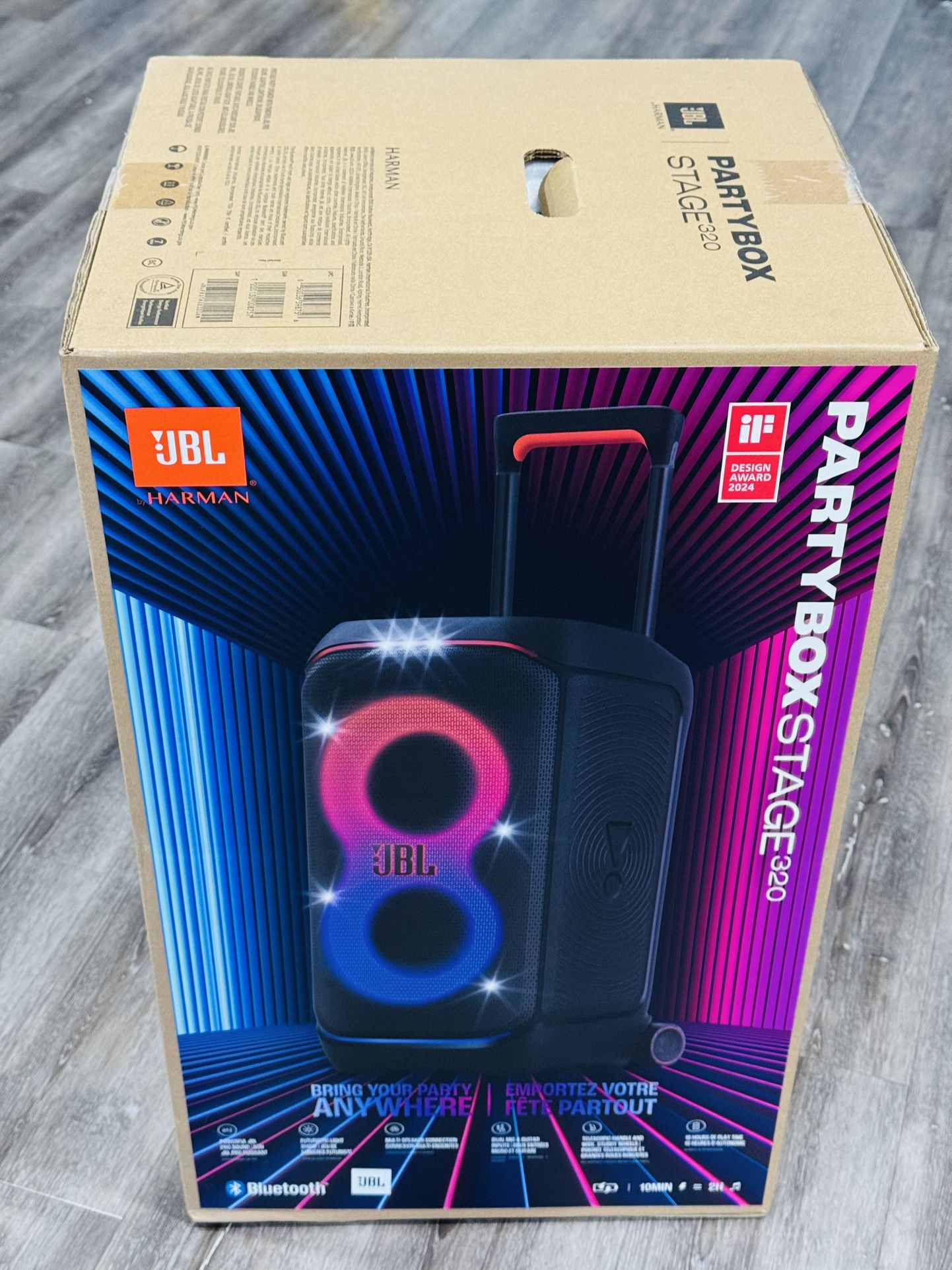 Jbl PARTYBOX 320 Speaker Bluetooth Bocinas Parlantes Equipos De Música