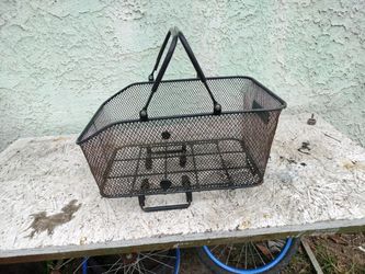 Bike Rear Rack Basket