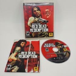 Red Dead Redemption (PlayStation 3, 2010) Complete PS3 Game CIB w/ Manual