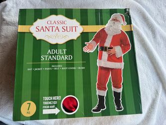 Classic Santa Suit Adult Standard 7-Piece Set
