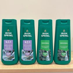 Irish Spring body wash 20 oz: 2 for $7