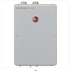 Paid $1600 Only Asking 1200  Rheem Platinum Performance, 9 1/2 Gallon Tankless NaturalWater Heater 199,000 Btusw Power Supply 