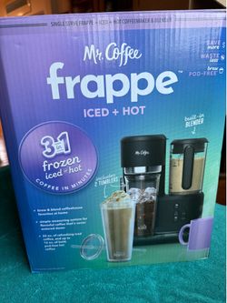 Mr coffee 3in1 iced and hot coffee maker and blender