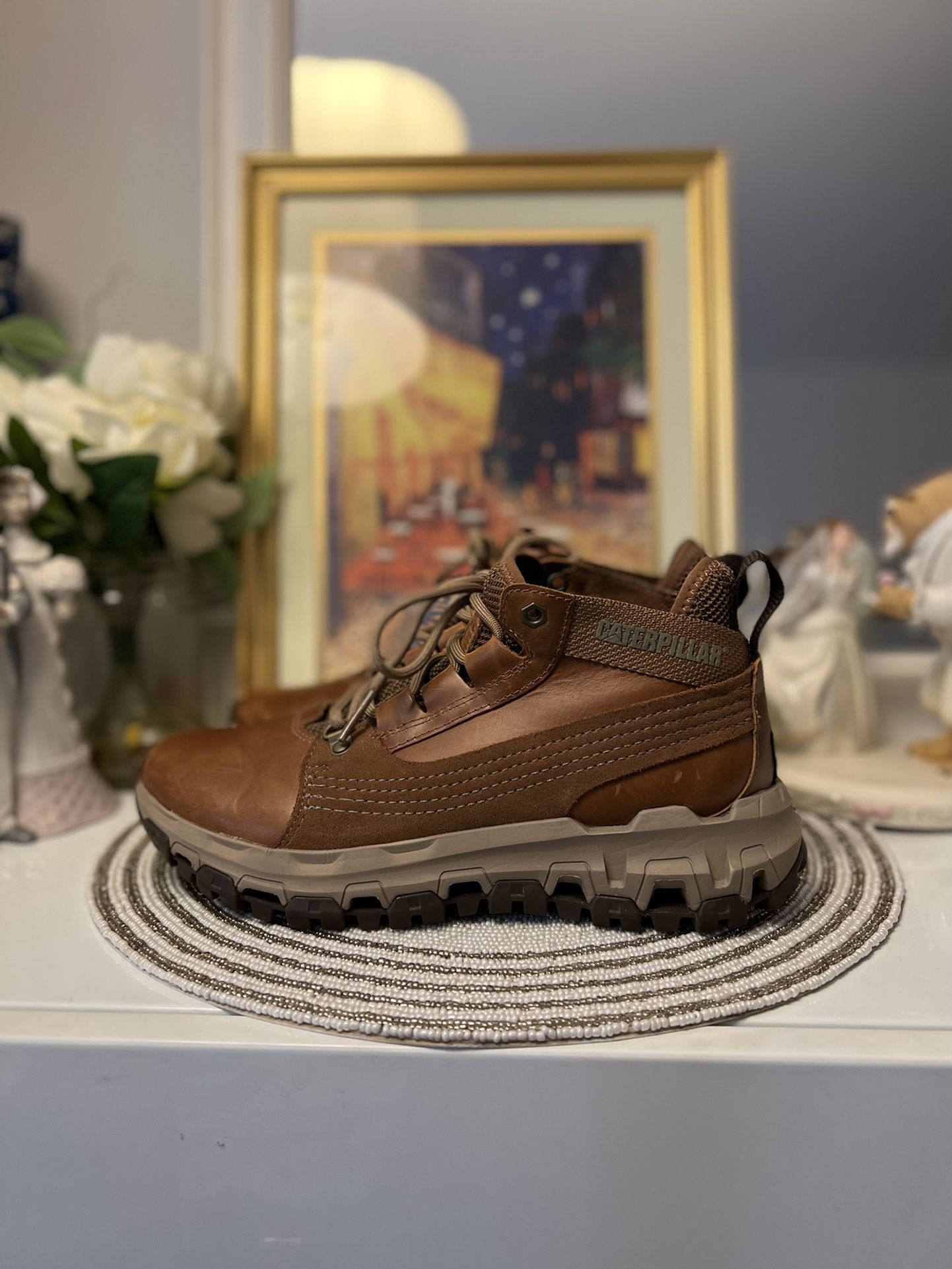 Caterpillar Leather Work Boots 