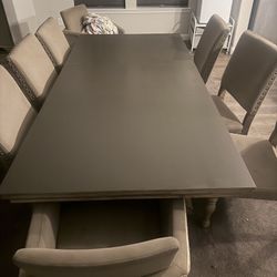 Dining Room Table w/ 8 Chairs + Sofa Sectional for Sale
