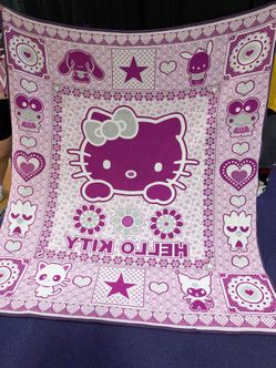 Reversible Characters like Hello Kitty like breathing Blanket