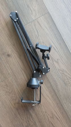 Tonor overhead scissor-arm desk clamp phone stand/mount