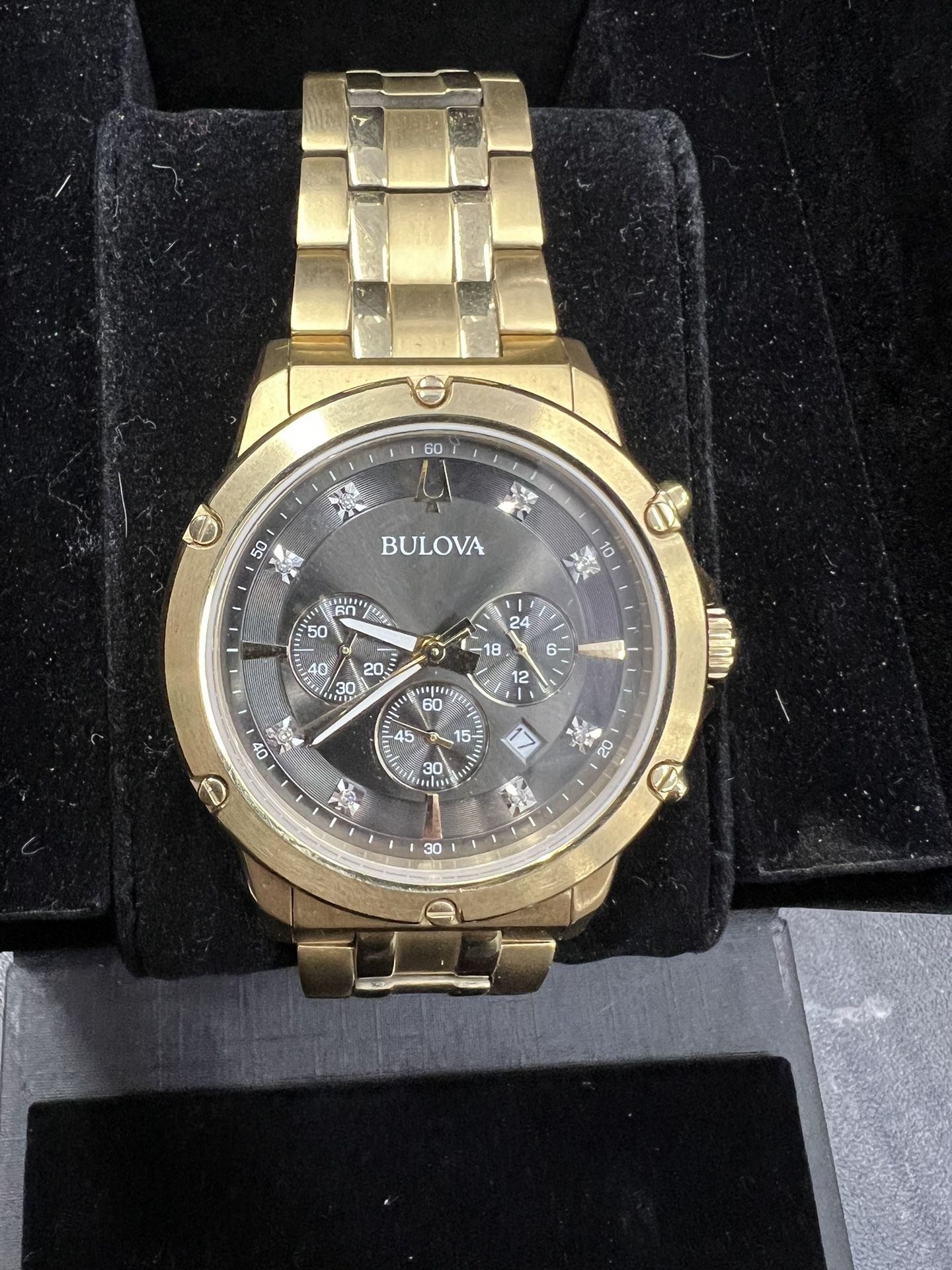 Bulova Men's Chronograph Gold-tone Watch
