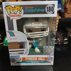 Brand New Miami Dolphins Tyreek Hill #180 Funko Pop