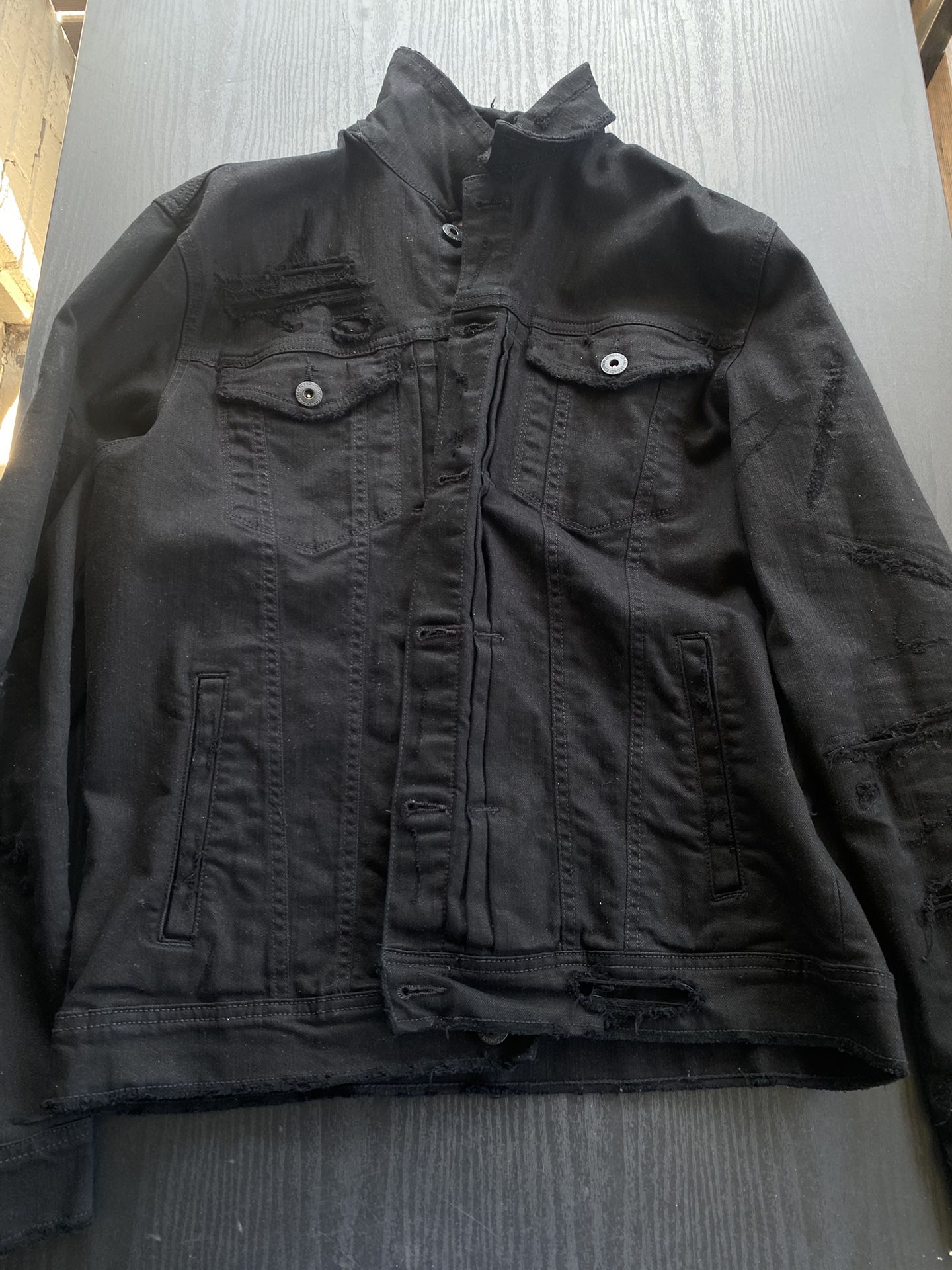 Distressed Jean Jacket