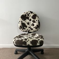 Cow print chair 