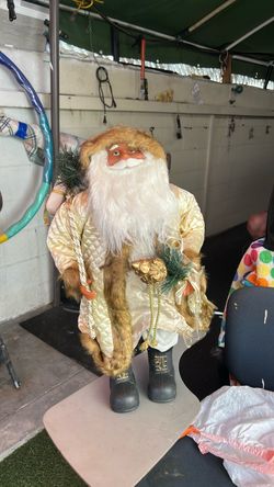 Decorative Standing Santa Claus Figure