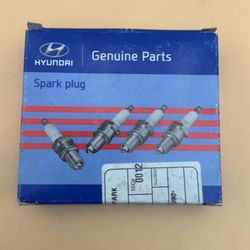 OEM Spark Plugs 13-20 Hyundai  Elantra Kona Sonata Tucson Veloster 1.6L 4pcs