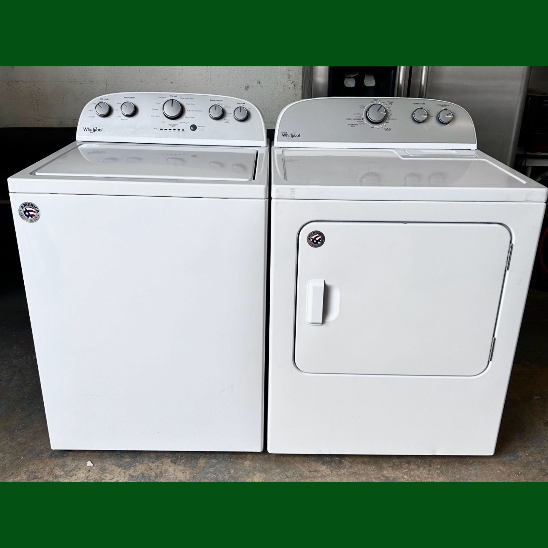 Washer And Dryer Whirlpool (FREE DELIVERY & INSTALLATION) 2 Months Warranty