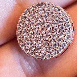 Pandora Rise Gold Charm With Diamonds 