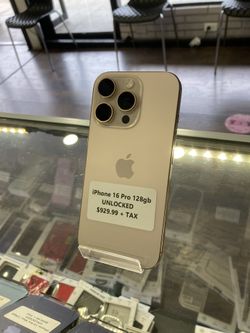 iPhone 16 Pro 128gb Unlocked 