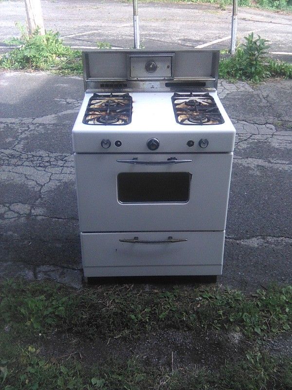 Vintage Gas Stove Roper Parts Restore