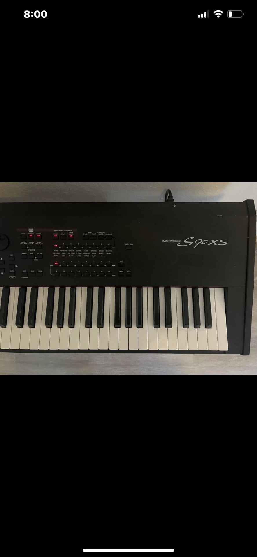 Yamaha S90XS Keyboard