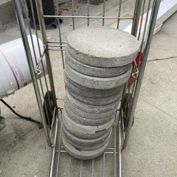 12” Circle Concrete  Pavers - Step Stone 