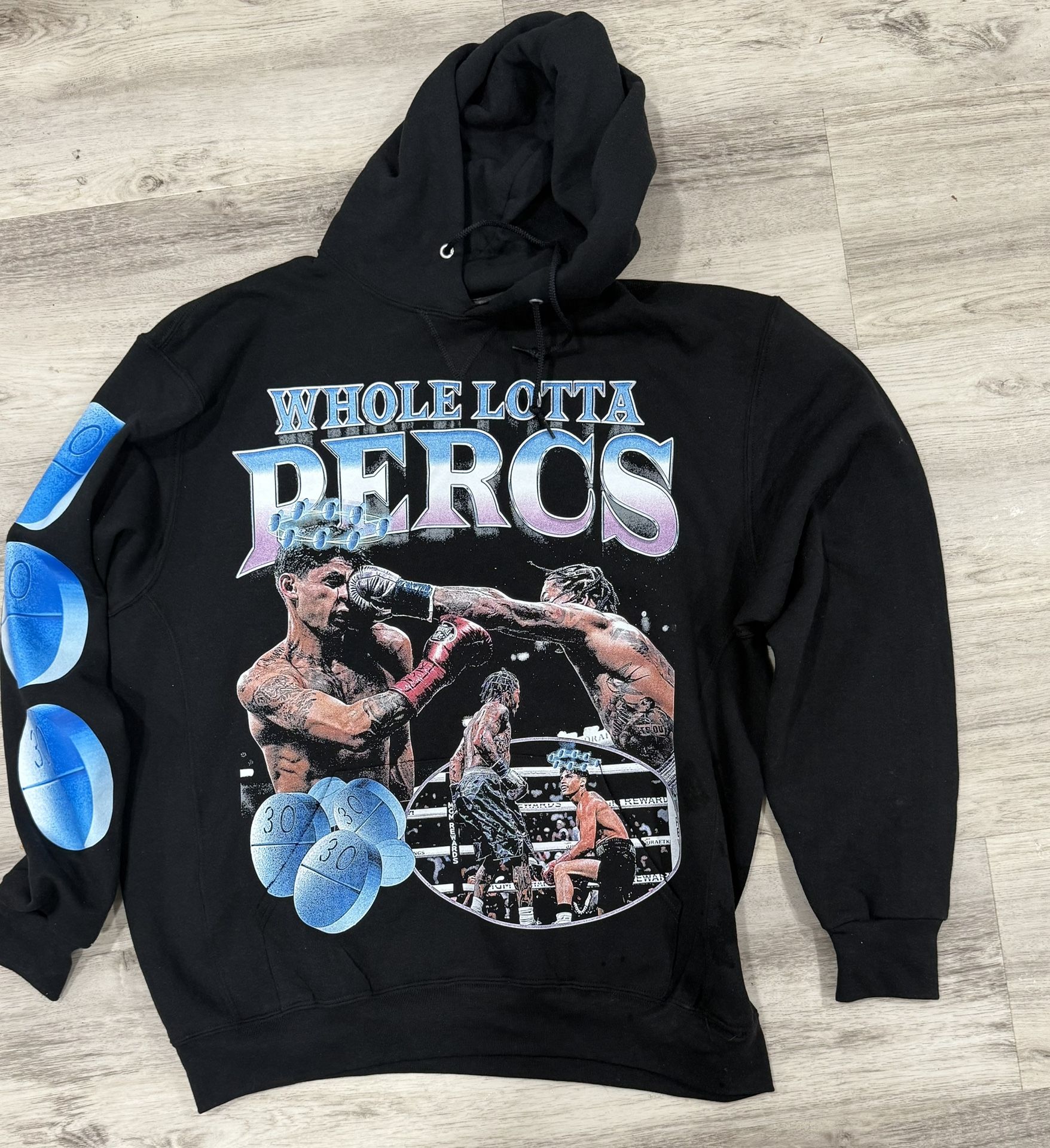 Whole Lotta Percs KO Hoodie In Black Sz L