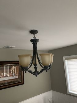 5 light chandelier