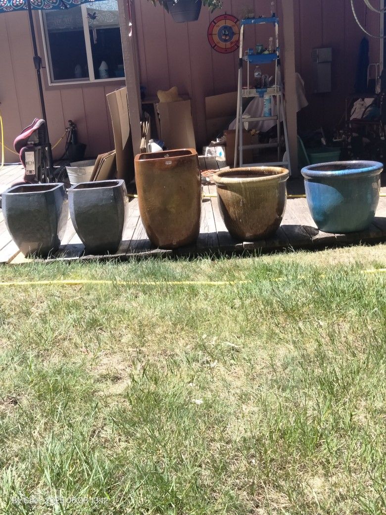 Large Ceramic Pots For Sale!!!