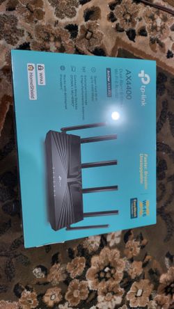 New TP-Link AX4400 Black Wi‑Fi 6 Dual‑Band Router