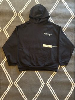 Essentials Black/White Hoodie