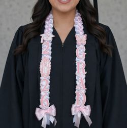 Virgencita collar de graduacion graduation leis necklace decor decoración decorative