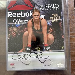 Ronda Rousey Autograph From Fanatics 