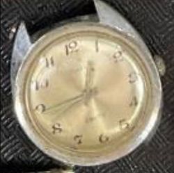 Vintage Silver-Tone Mechanical Watch Head