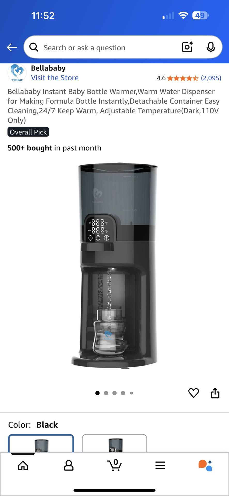 Bella baby Water Warmer