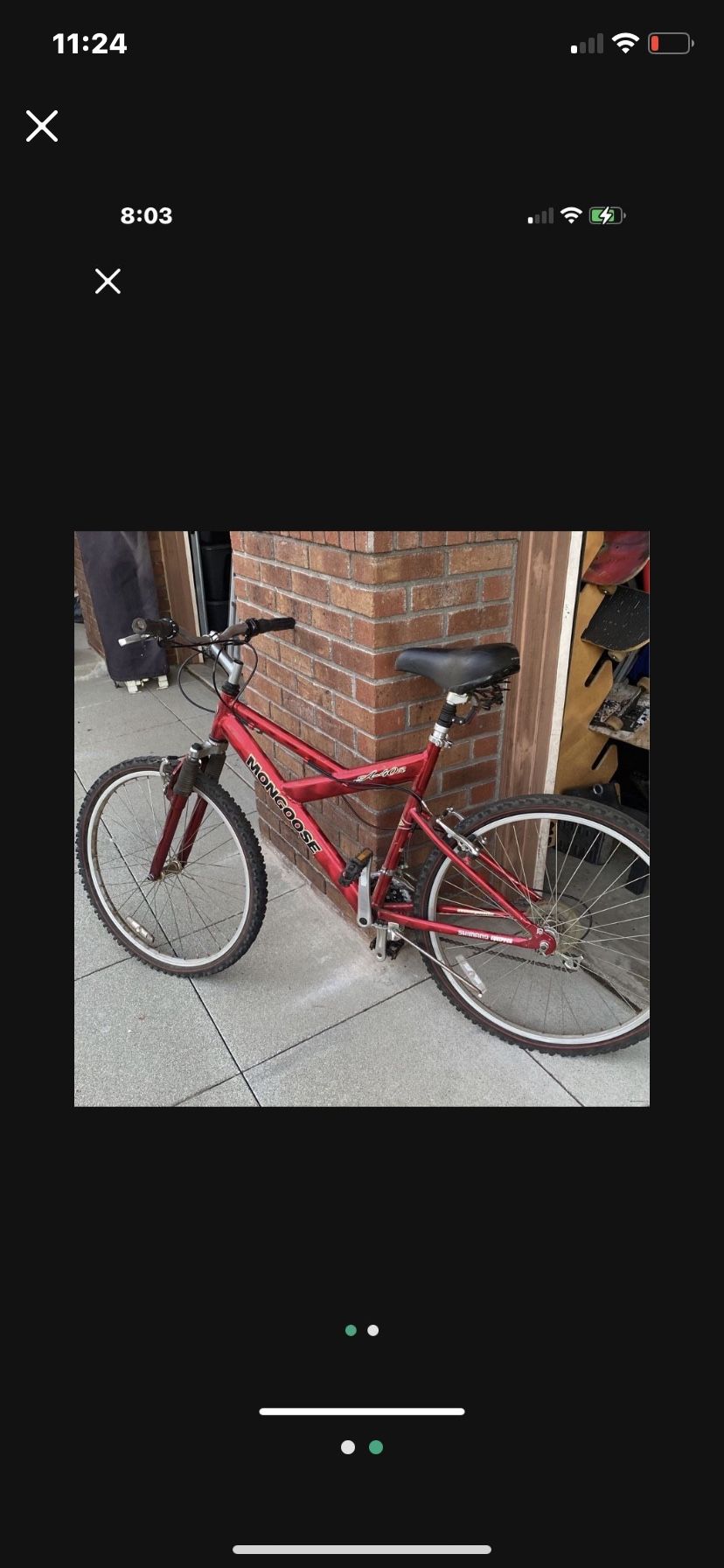 Mongoose Mountain Bike